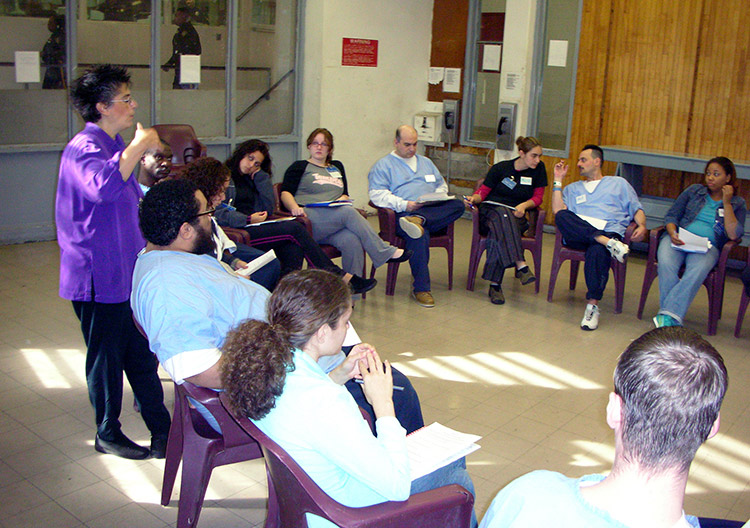 Lori Pompa teaching an Inside-Out class