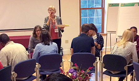 Kay Harris at an Inside-Out training