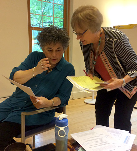 Kay Harris at an Inside-Out training