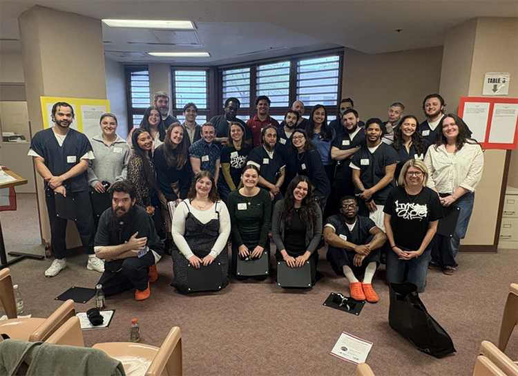 Inside-Out gradutating class at Muhlenberg College